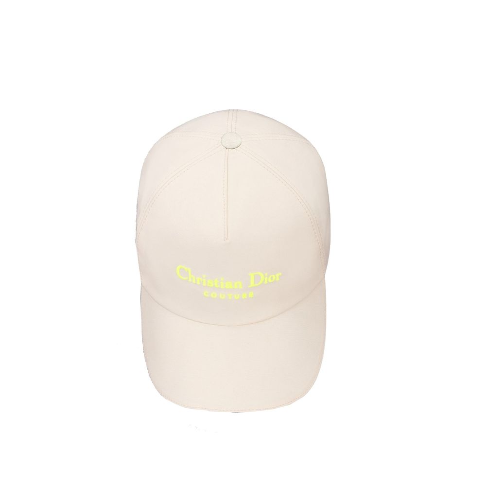 Casquette Dior en coton beige (casquette de baseball)