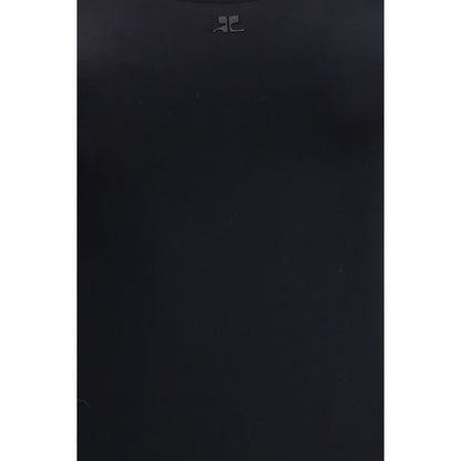 Maillot de bain une pièce Courrèges en élasthanne noir