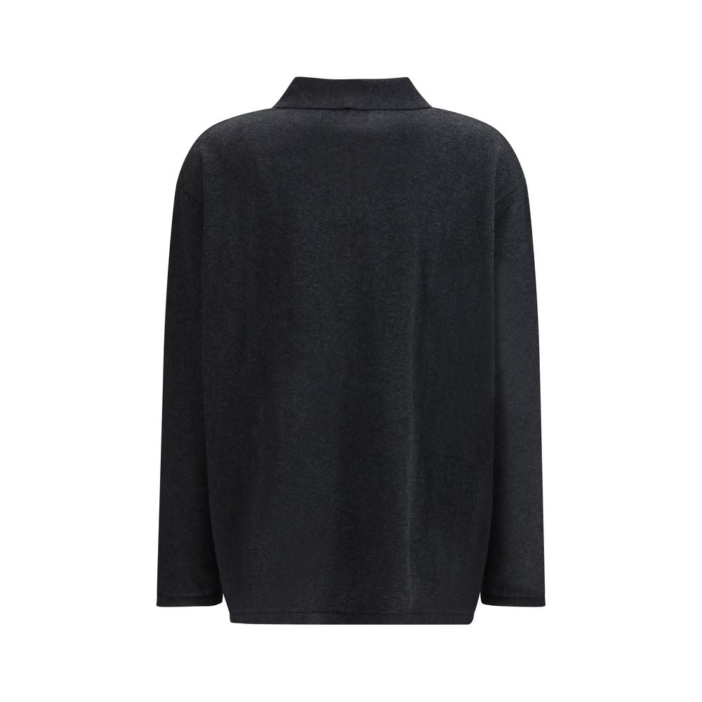 Sweatshirt en coton gris Caisa de Lisa Yang