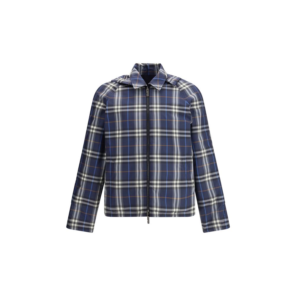 Vestes et manteaux Burberry bleus en polyester