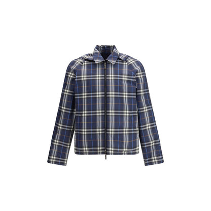 Vestes et manteaux Burberry bleus en polyester