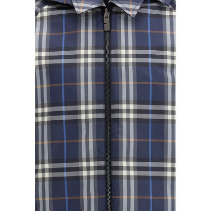Vestes et manteaux Burberry bleus en polyester