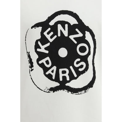 Sweat-shirt blanc en coton Kenzo