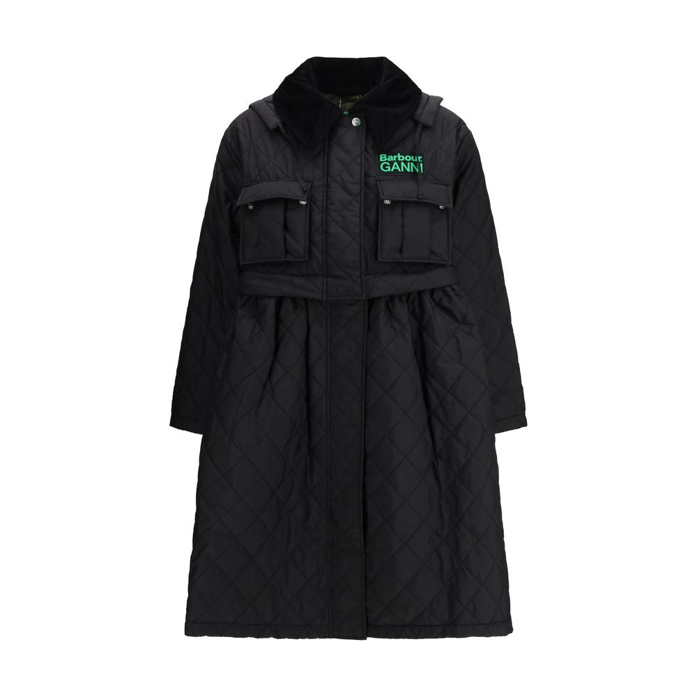 Barbour Black Quilted Hooded Coat - BA-LQU1890BK11-8