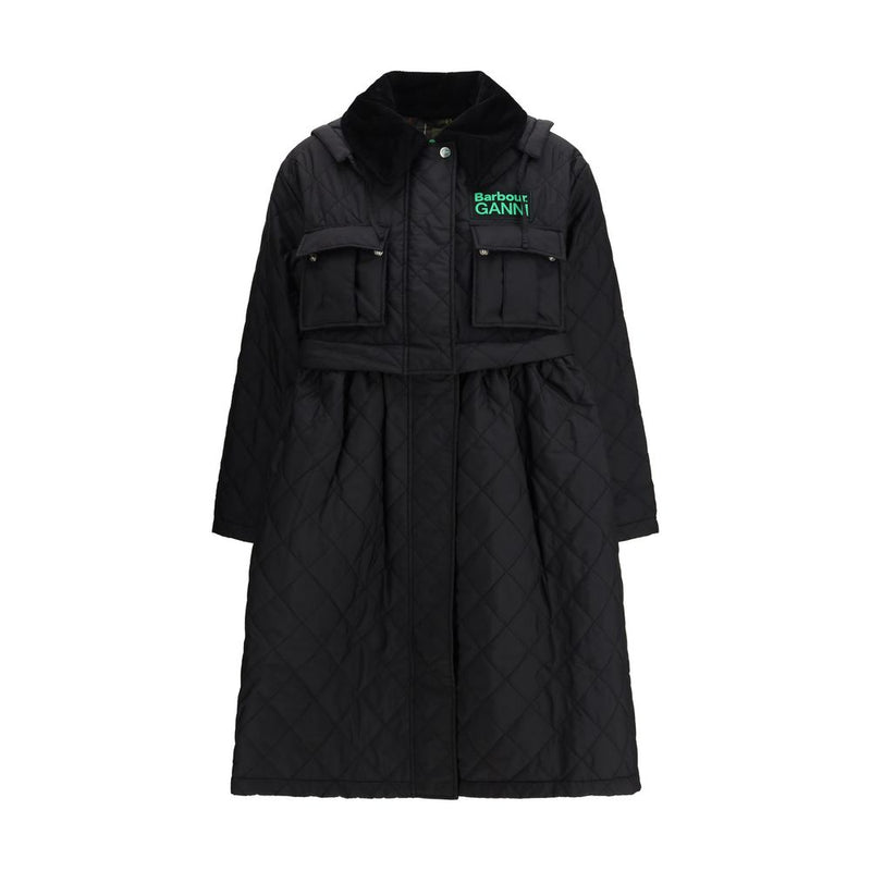 Barbour Black Quilted Hooded Coat - BA-LQU1890BK11-8