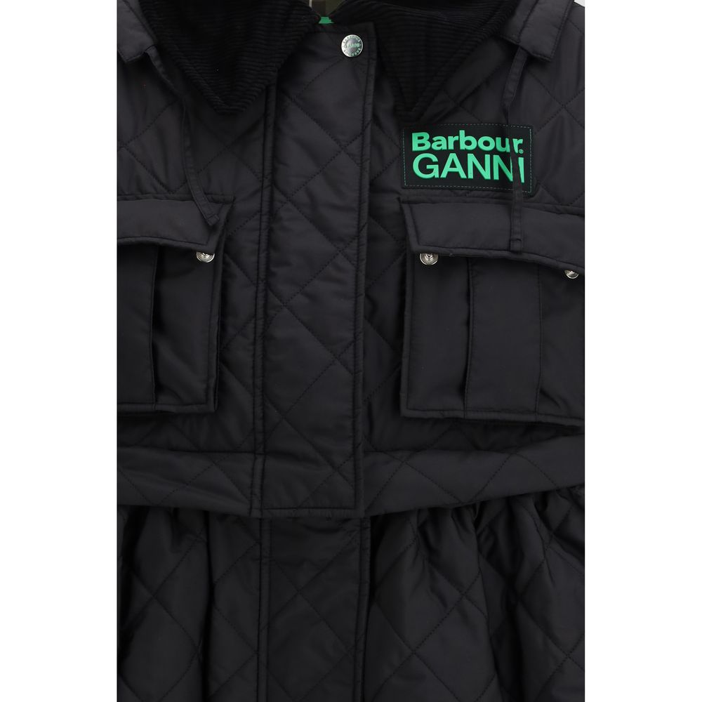 Barbour Black Quilted Hooded Coat - BA-LQU1890BK11-8