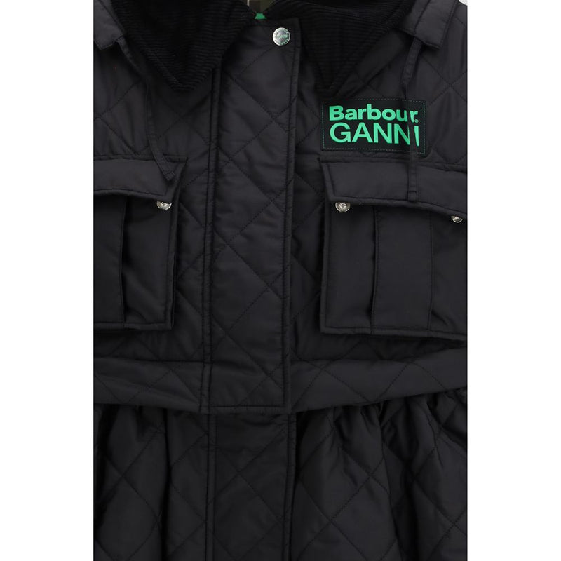 Barbour Black Quilted Hooded Coat - BA-LQU1890BK11-8