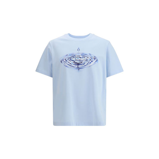 T-shirt en coton bleu clair Casablanca