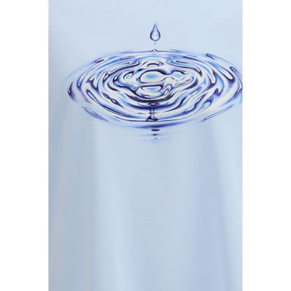 Casablanca lichtblauw katoenen T-shirt