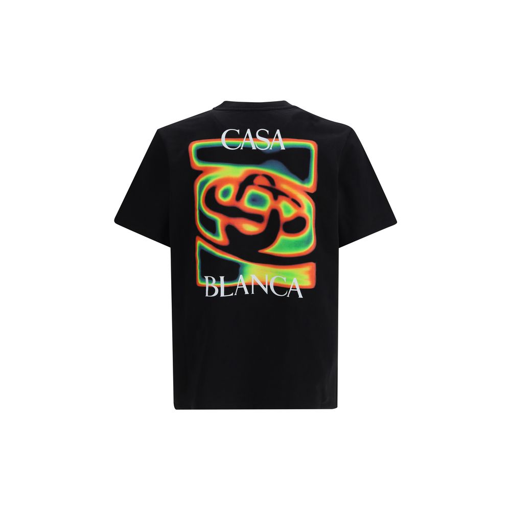 Casablanca Zwart Katoenen T-shirt
