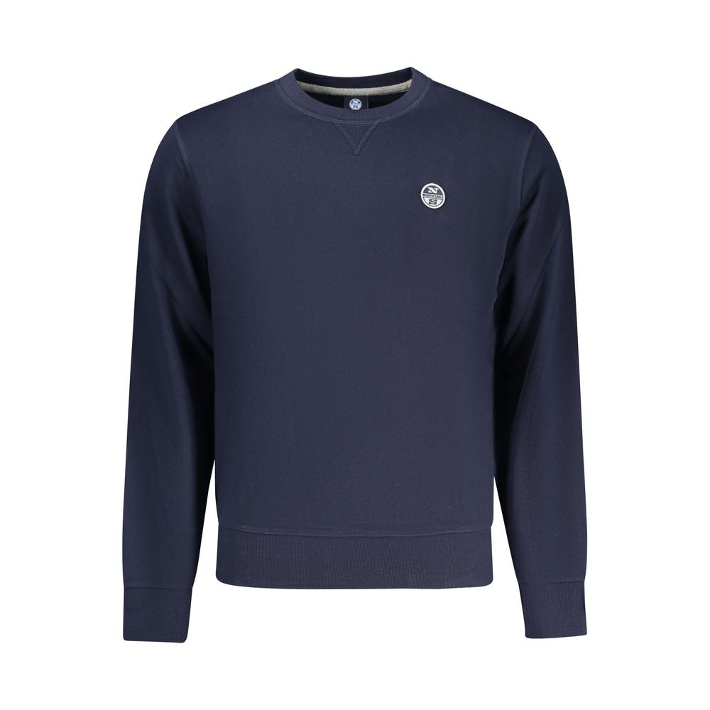 North Sails Blue Cotton Men's Sweatshirt - Timeless Comfort