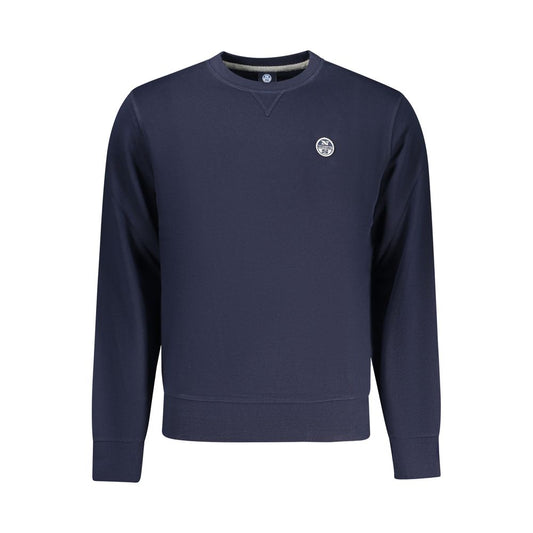 North Sails Blue Cotton Men's Sweatshirt - Timeless Comfort