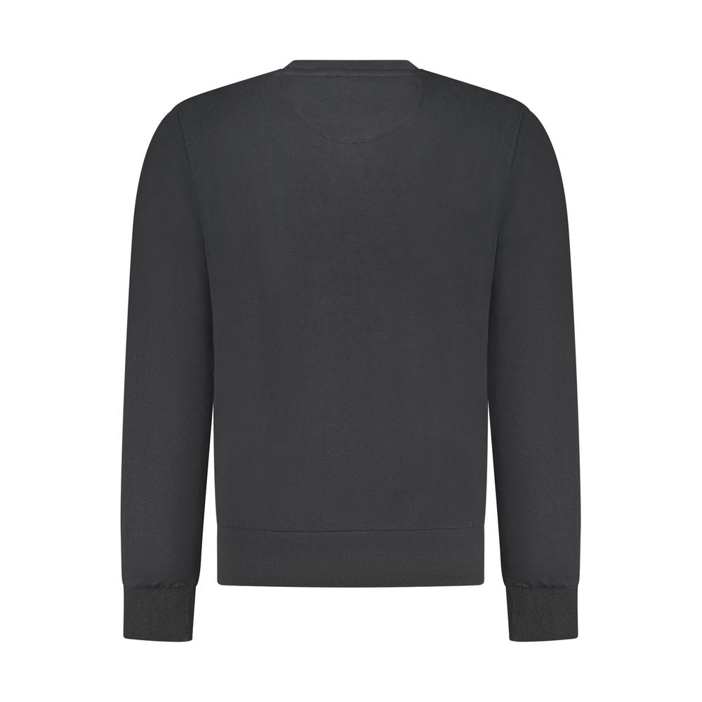 North Sails Black Cotton Men's Sweatshirt