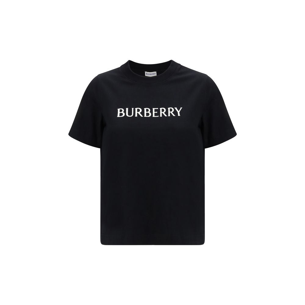 T-shirt en coton noir Burberry - Élégant et Confortable