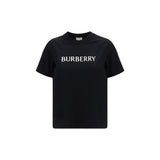 T-shirt en coton noir Burberry - Élégant et Confortable