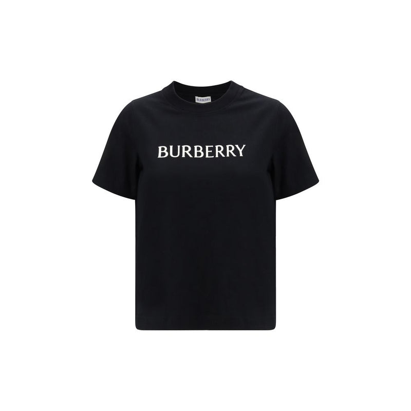 Burberry Black Cotton T-Shirt - Stylish & Comfortable