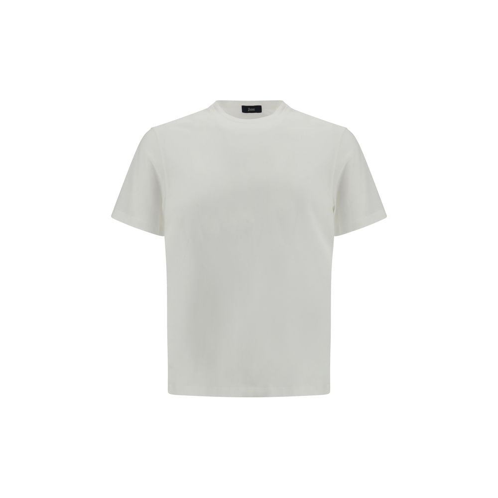 Herno White Cotton T-Shirt - Regular Fit