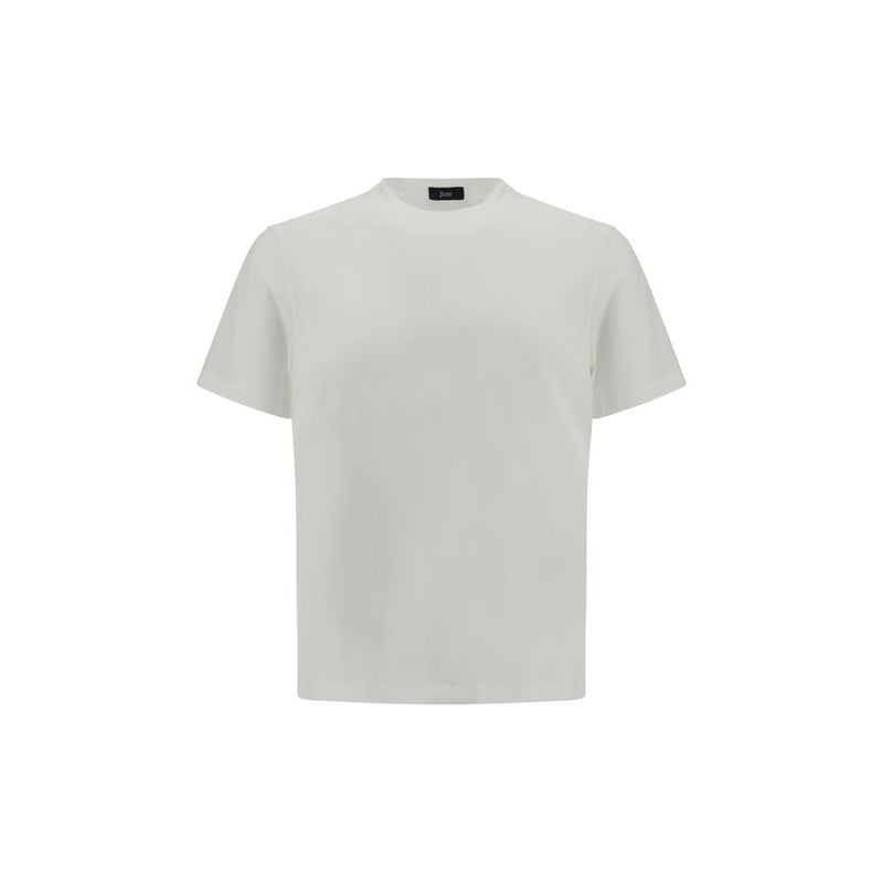 Herno wit katoenen T-shirt