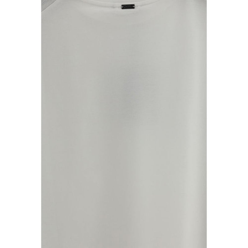 Herno wit katoenen T-shirt