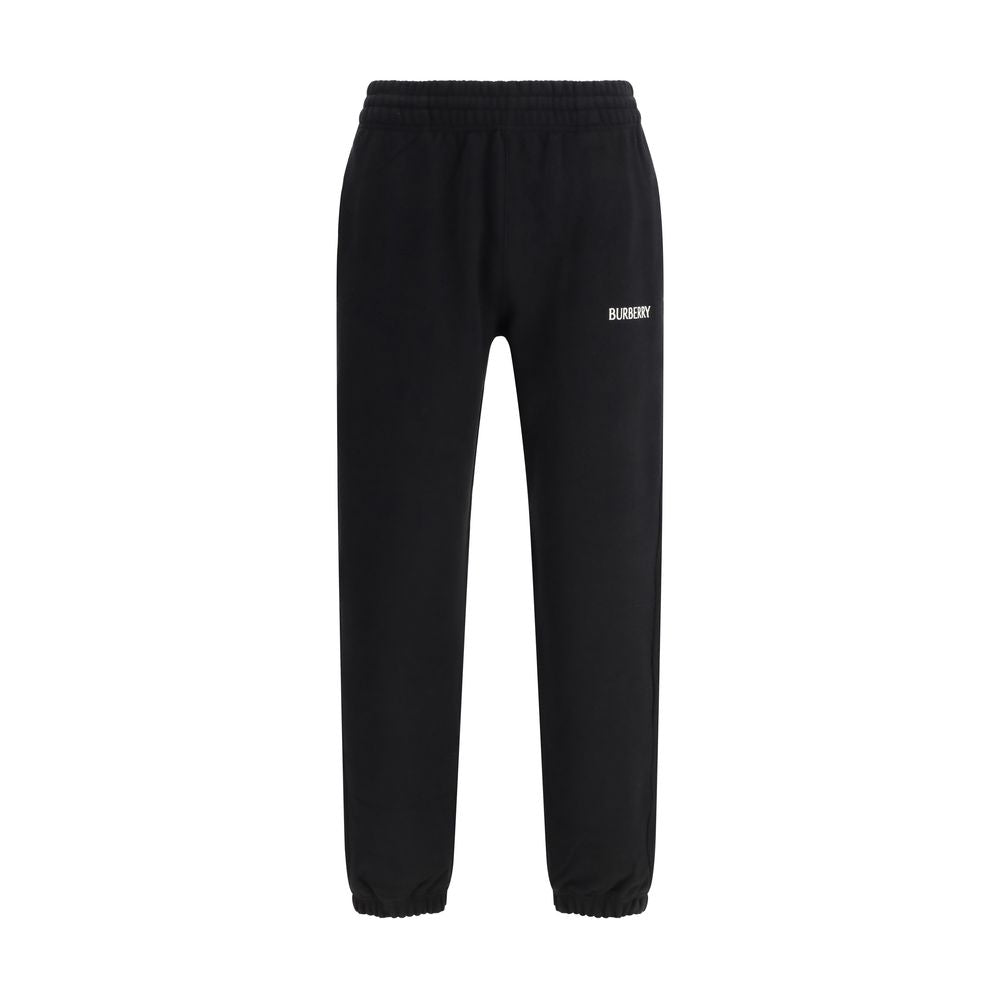Pantalon de jogging Burberry en coton noir (pantalon de sport)