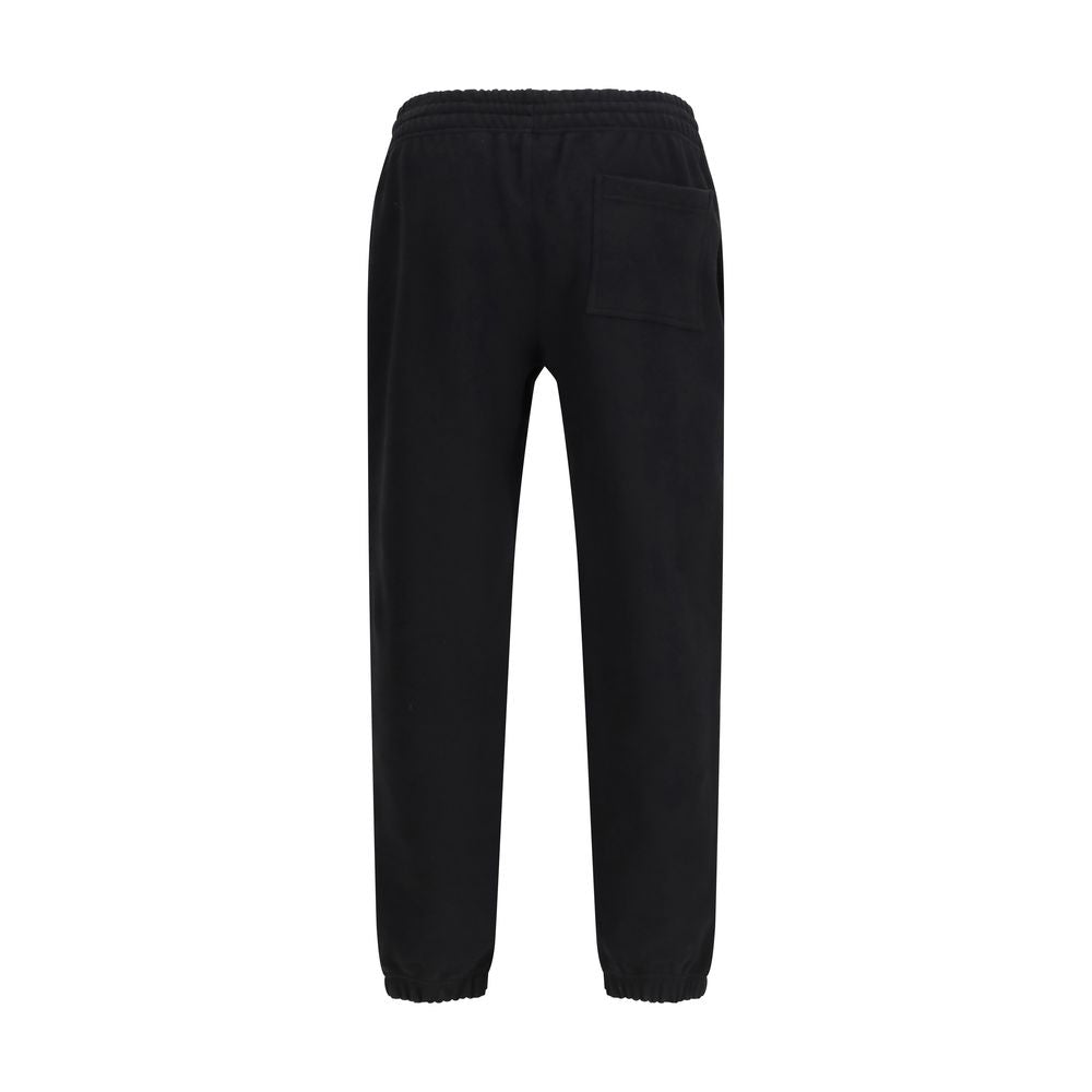 Pantalon de jogging Burberry en coton noir (pantalon de sport)