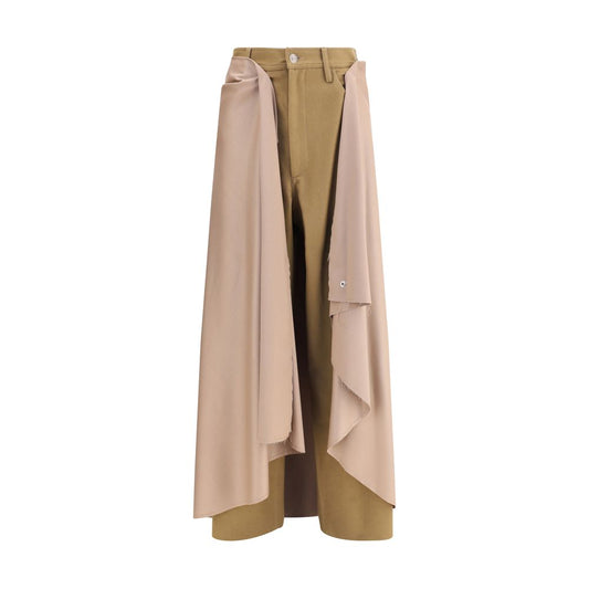 Pantalon de sport en laine beige MARBELL