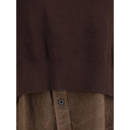 Sacai Blue Cotton Sweatshirt