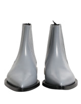 Dolce & Gabbana Light Gray Chelsea Short Ankle Boots