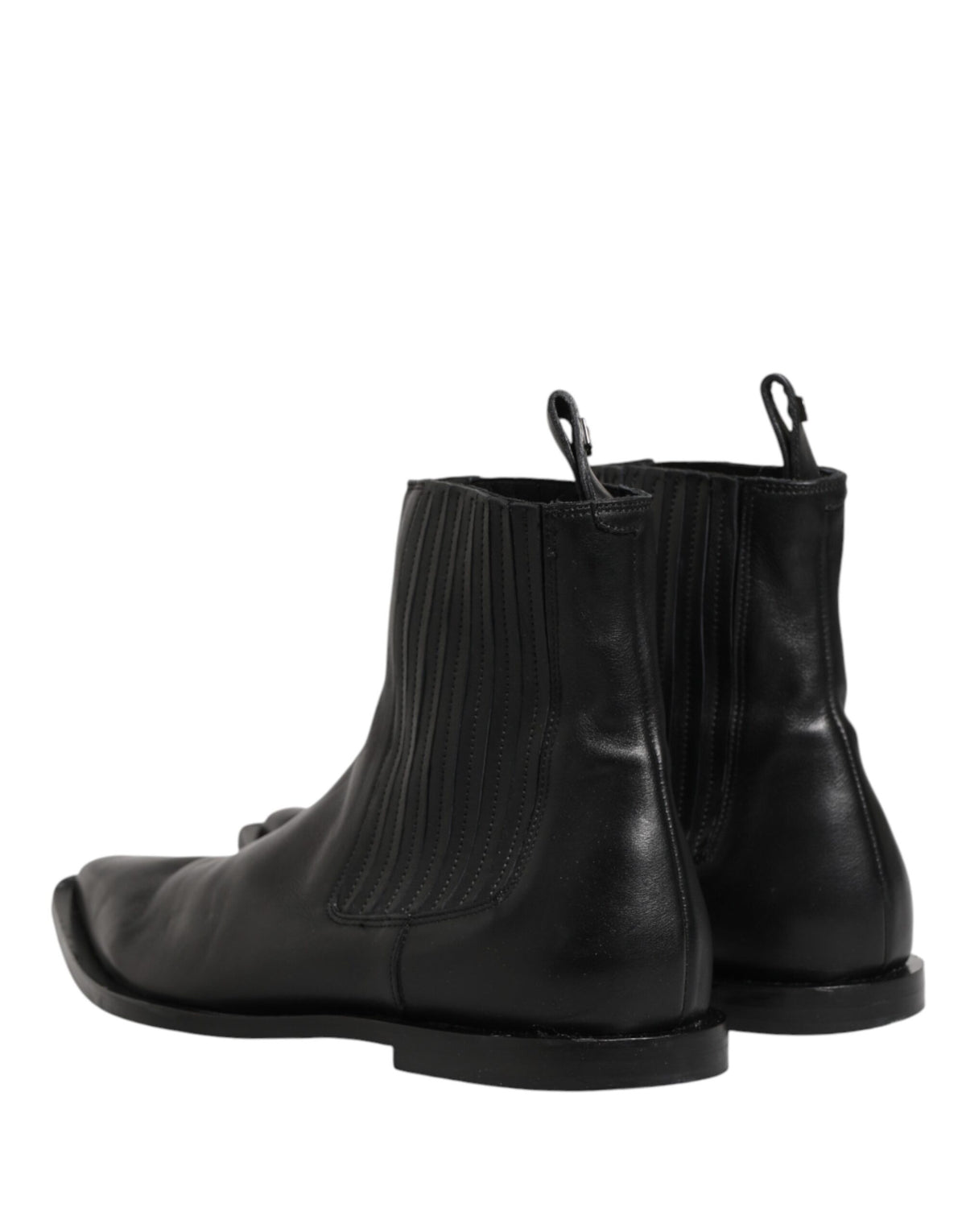 Dolce & Gabbana Black Chelsea Boots for Men - Elegant Leather Design