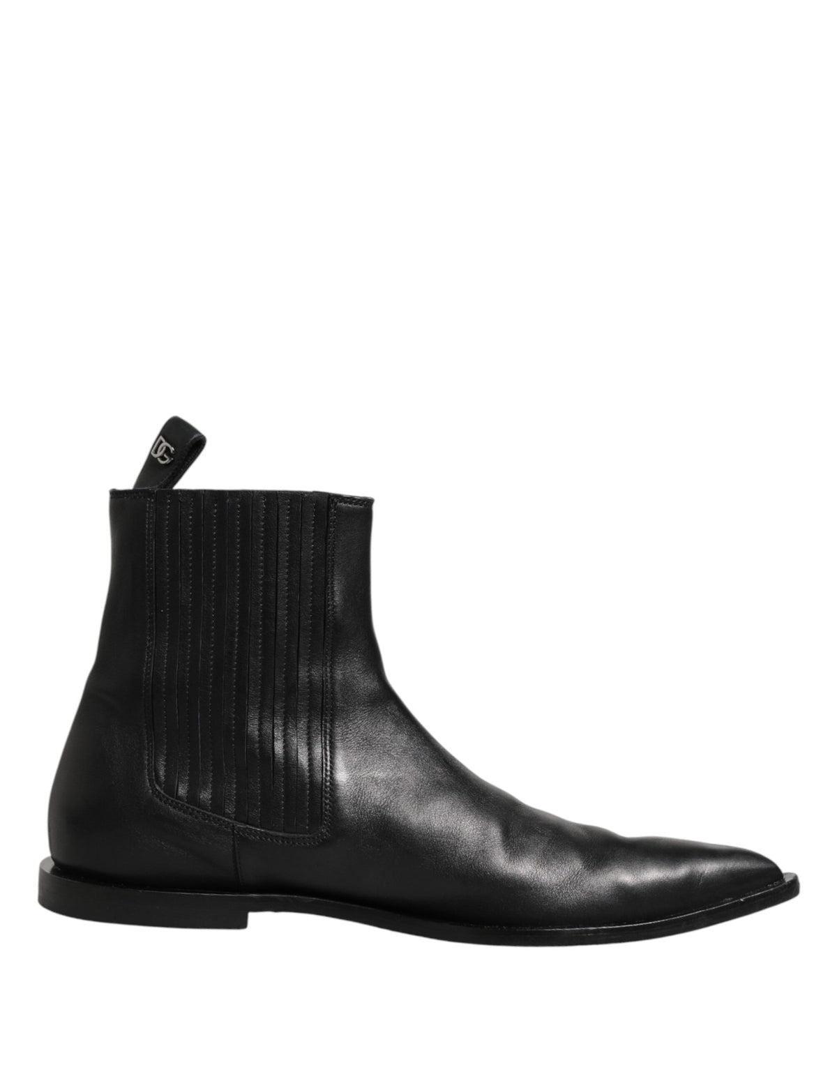 Dolce & Gabbana Black Chelsea Boots for Men - Elegant Leather Design