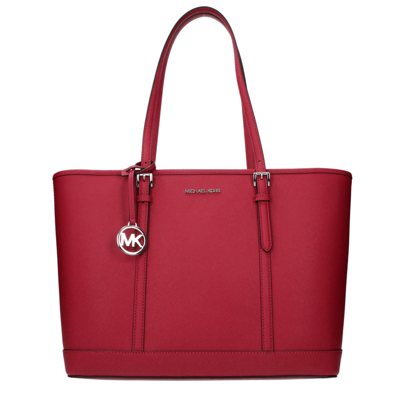 Michael Kors Red Leather Shoulder Bag - Élégant et Polyvalent