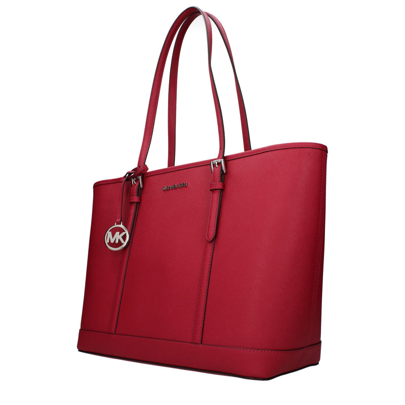 Michael Kors Red Leather Shoulder Bag - Élégant et Polyvalent