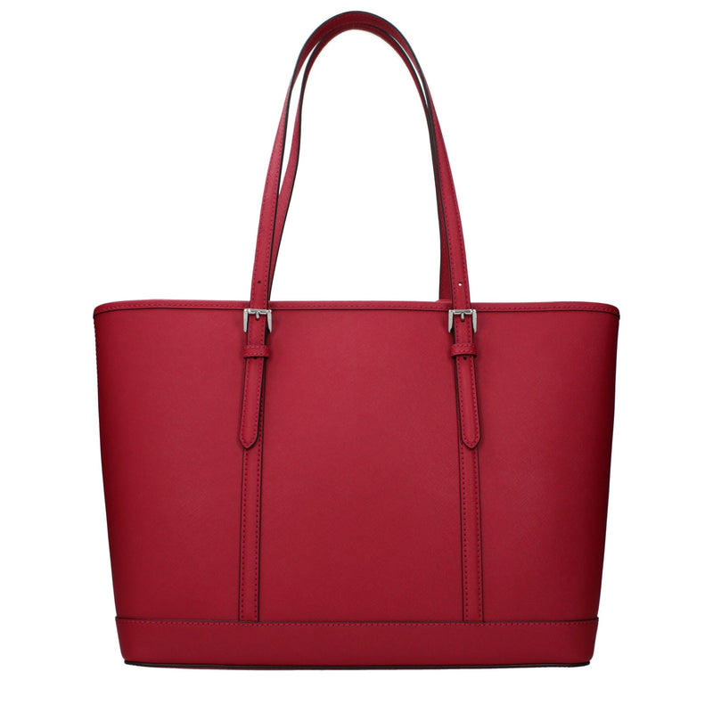 Michael Kors Red Leather Shoulder Bag - Élégant et Polyvalent