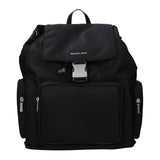 Michael Kors Black Fabric Backpack - Élégant et Fonctionnel