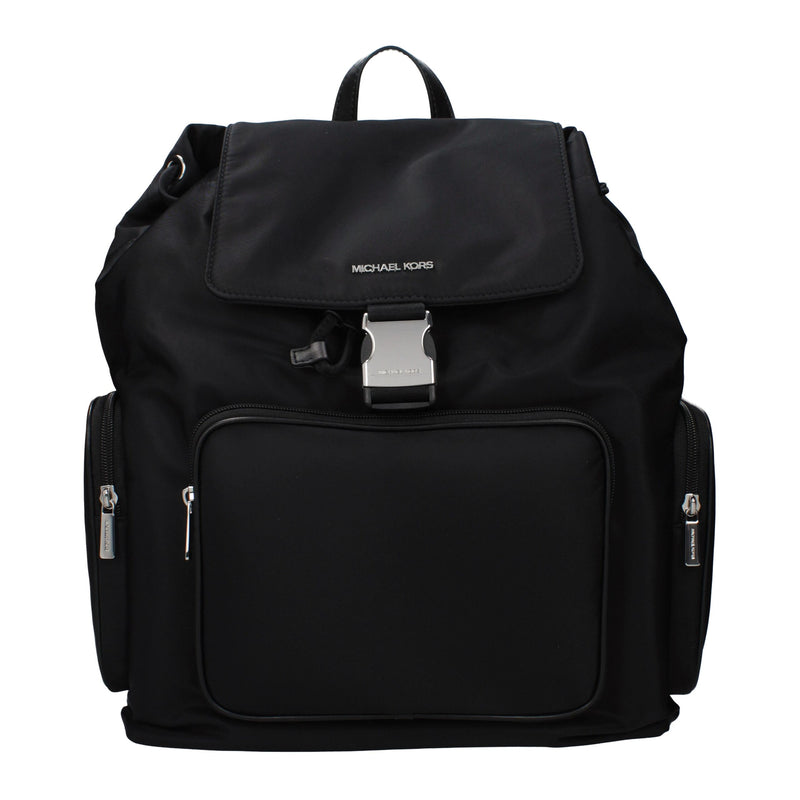 Michael Kors Black Fabric Backpack - Élégant et Fonctionnel