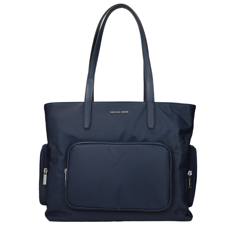 Michael Kors Blue Fabric Shoulder Bag - Stylish & Functional