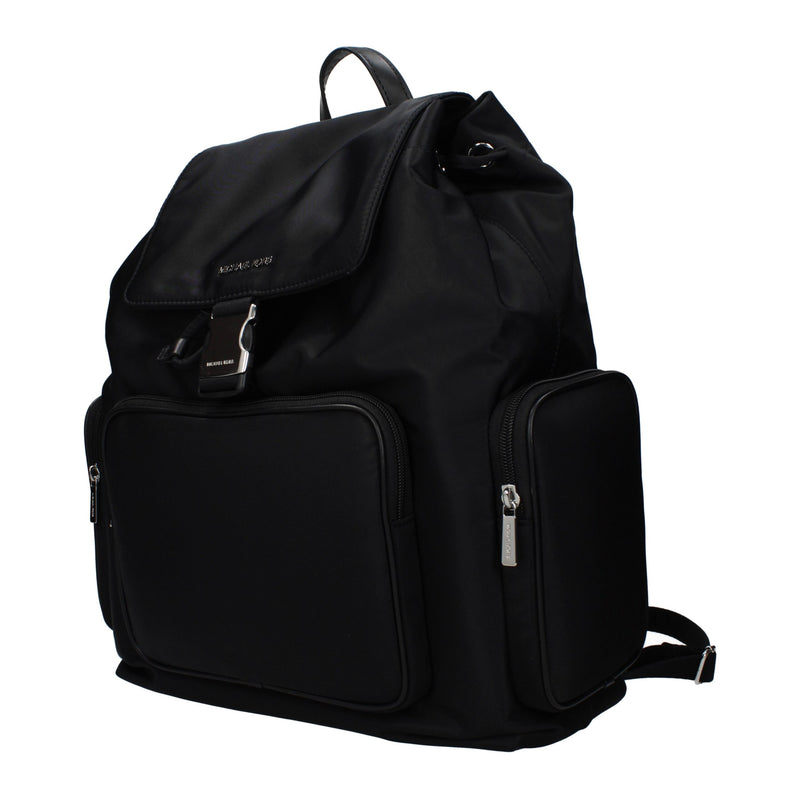 Michael Kors Black Fabric Backpack - Élégant et Fonctionnel