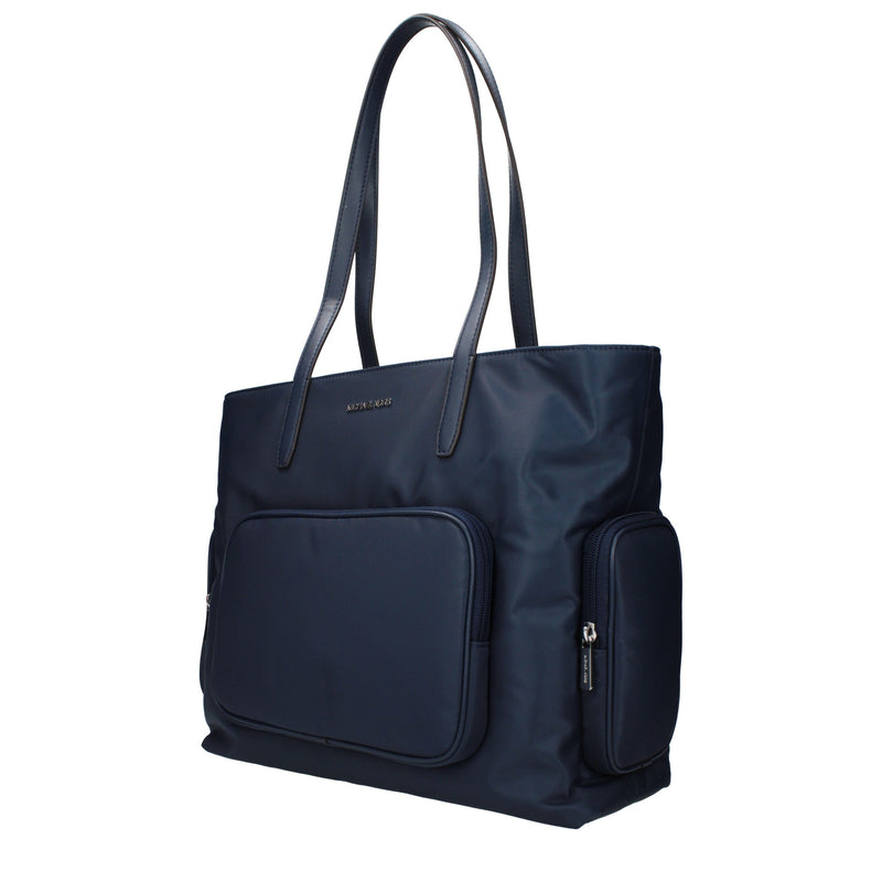 Michael Kors Blue Fabric Shoulder Bag - Stylish & Functional