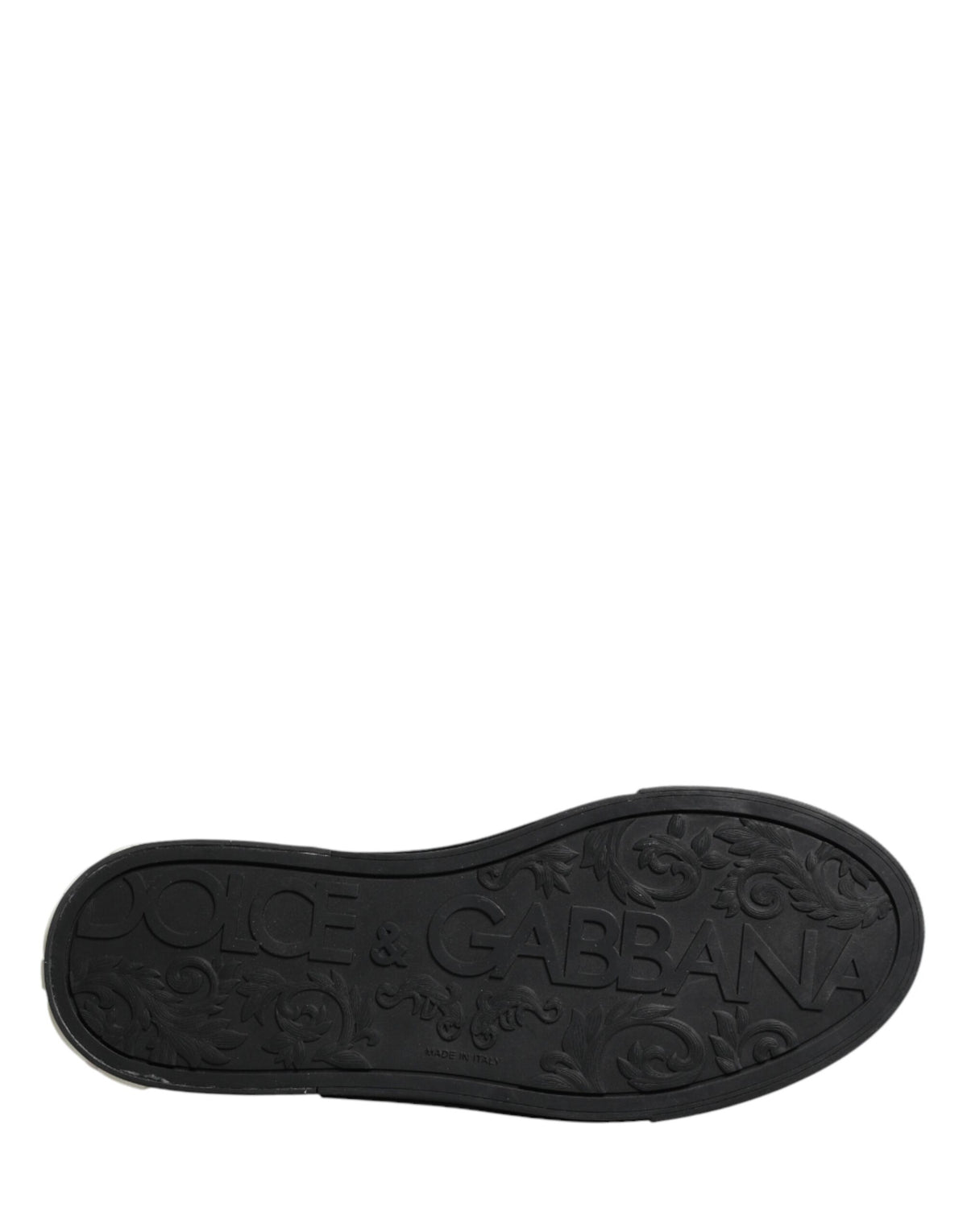Dolce & Gabbana Blue Canvas Embellished Slip On Sneakers