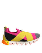 Dolce & Gabbana Multicolor Neoprene Elastic Ibiza Sneakers