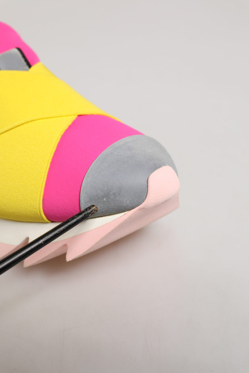 Dolce & Gabbana Multicolor Neoprene Elastic Ibiza Sneakers