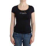 Roberto Cavalli Black Elastane Top - Stylish and Versatile