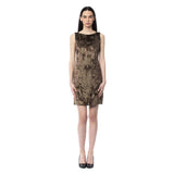 BYBLOS Brown Viscose Casual Dress for Women - Elegant & Versatile