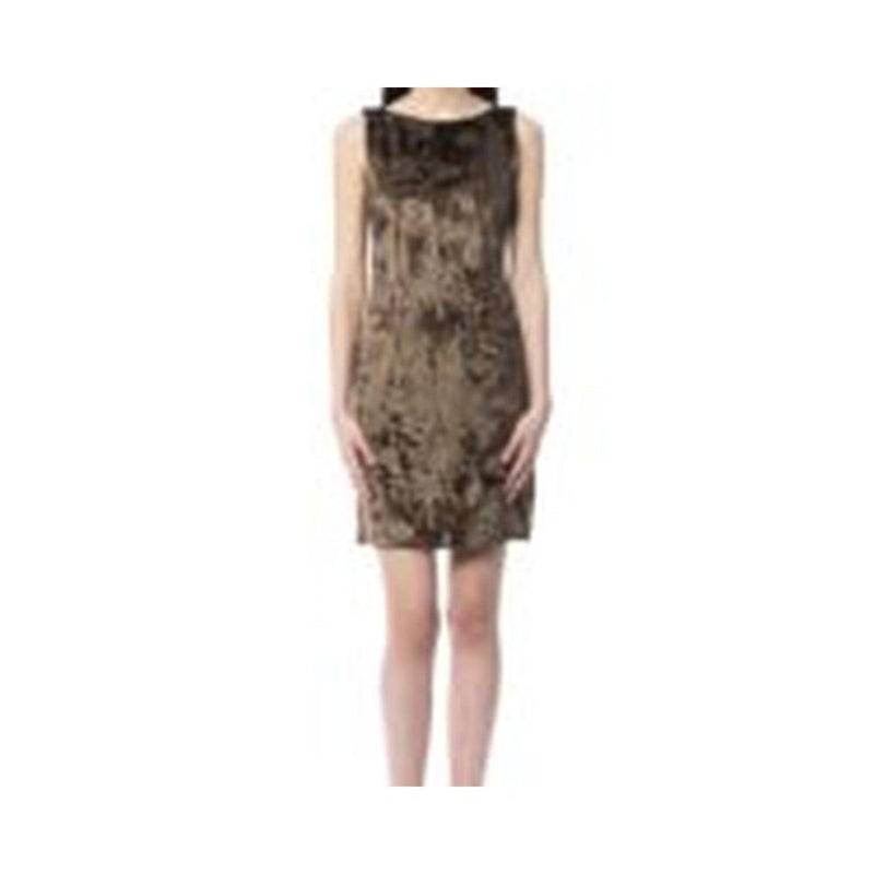 BYBLOS Brown Viscose Casual Dress for Women - Elegant & Versatile