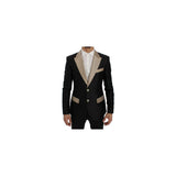 Ensemble deux pièces en soie noire Dolce &amp; Gabbana