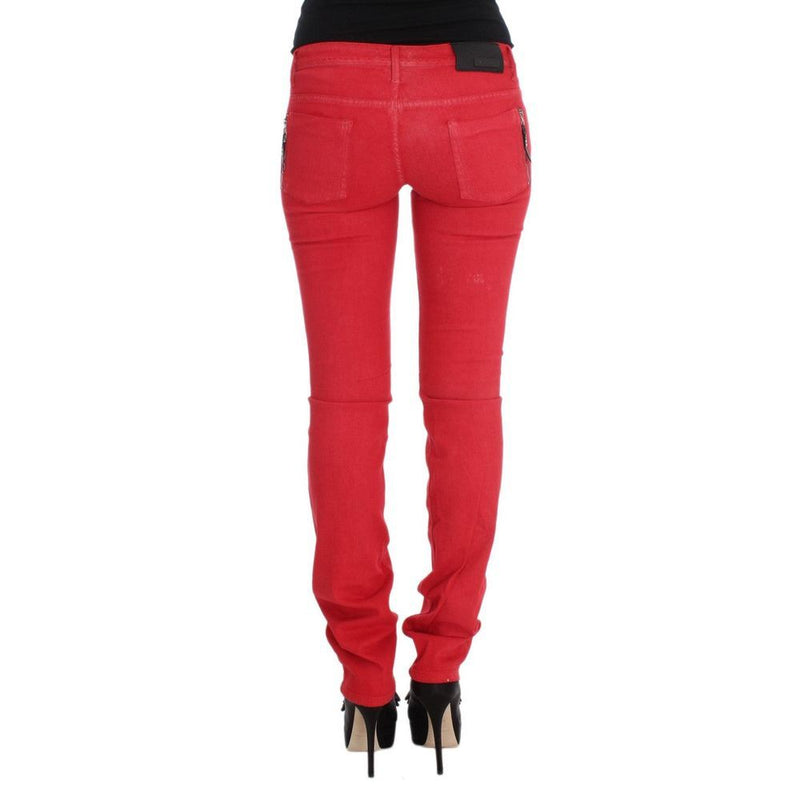 Costume National Multicolor katoenen skinny jeans