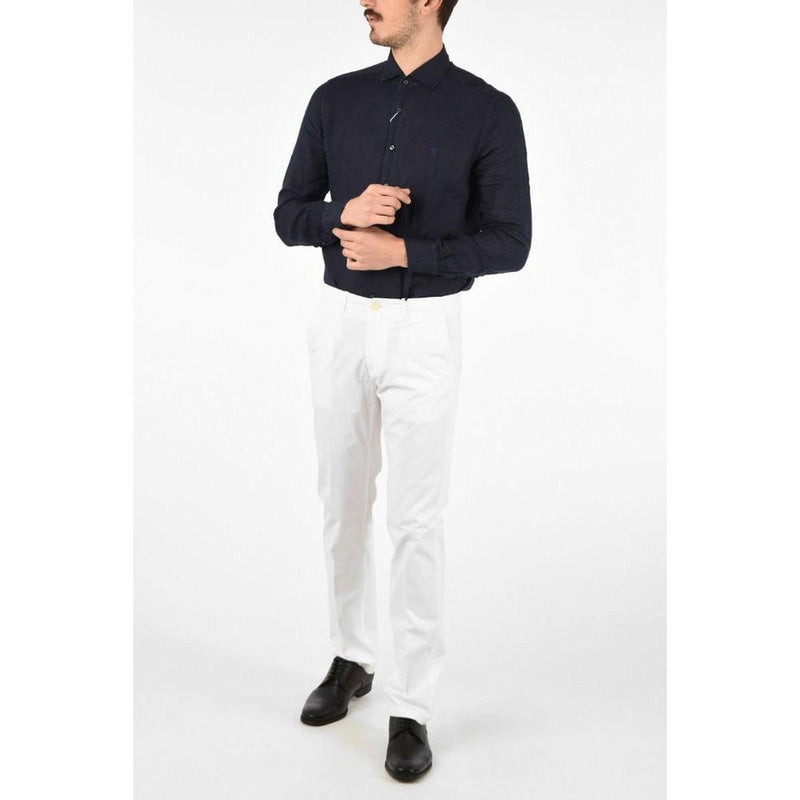 Corneliani witte katoenen chino broek