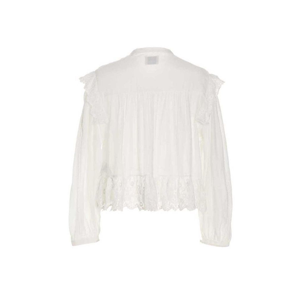 Isabel Marant 'Mikia' White Viscose Top for Women