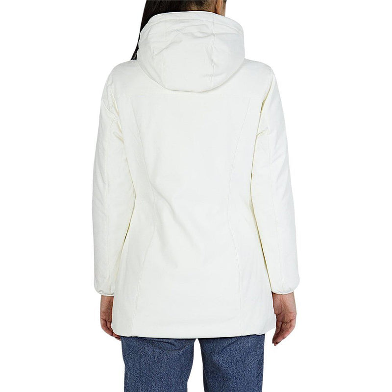 Yes Zee White Polyamide Coat - Stylish & Waterproof