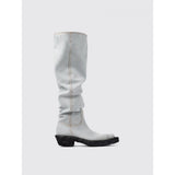 Camperlab Blue Denim and Rubber Knee High Boots for Women